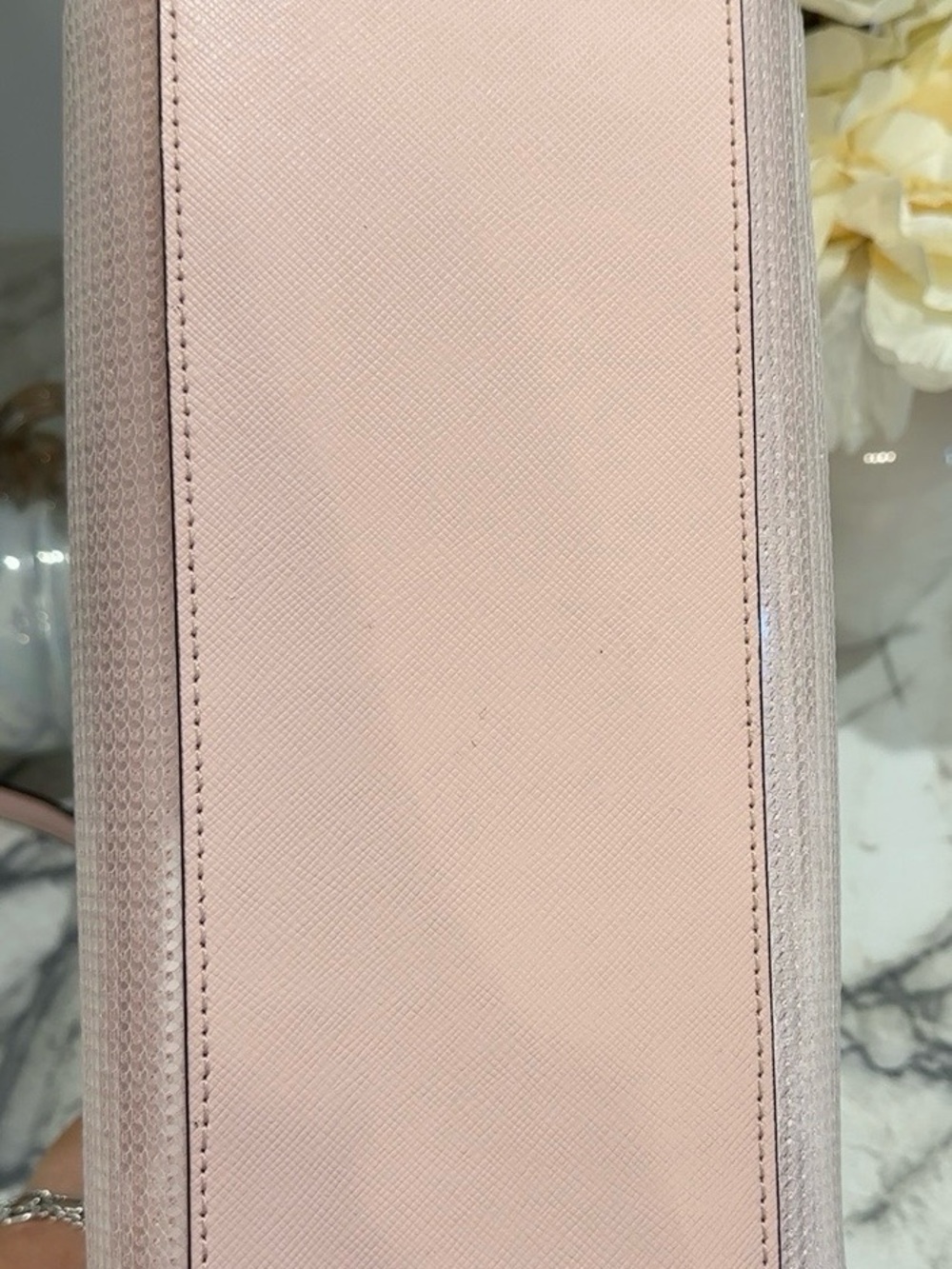 Kate Spade New York Pink Sequin Satchel / Crossbody Bag - Picture 7 of 11